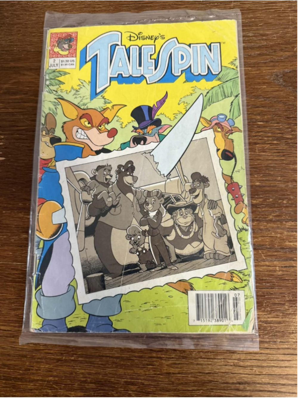 Disney TaleSpin #2 July Issue Disney Comics Vintage Cartoon Comic NEW VF+